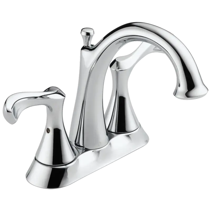 Two Handle Centerset Bathroom Faucet in Chrome Flash Sale
