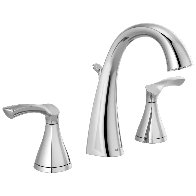 Two Handle Widespread Bathroom Faucet in Chrome Last Chance