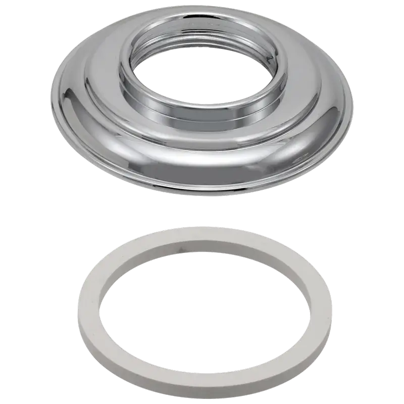 Base w/ Gasket - Widespread Bathroom in Chrome Handmade