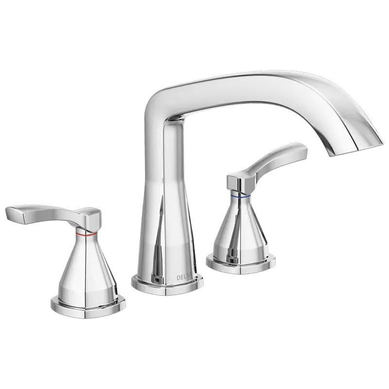 Three Hole Roman Tub Trim in Lumicoat® Chrome Buy Online