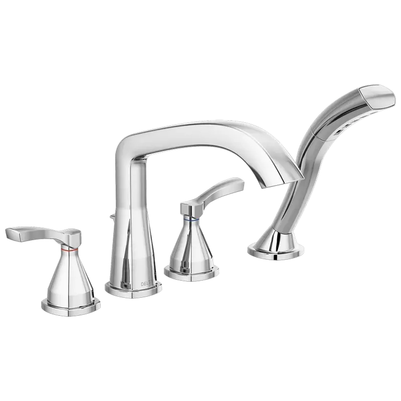 Express Delivery Roman Tub Trim with Hand Shower in Lumicoat® Chrome