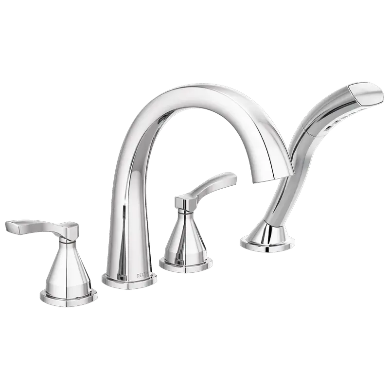 Latest Roman Tub Trim with Hand Shower in Lumicoat® Chrome