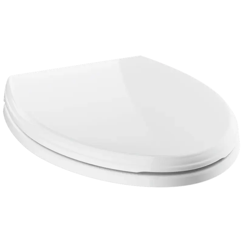 Elongated Standard Close Toilet Seat in White Best Choice