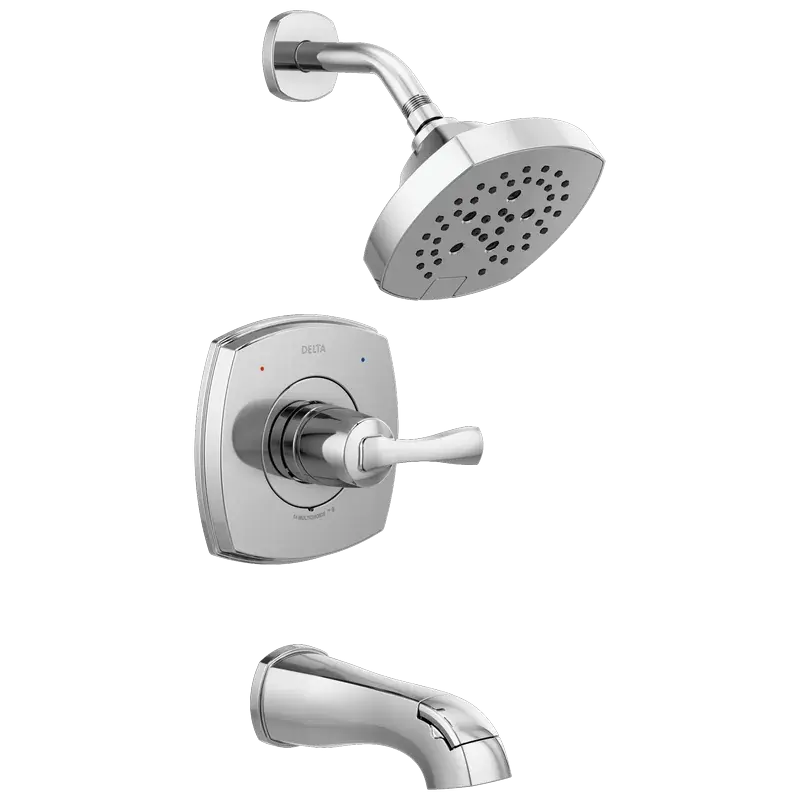 14 Series Tub and Shower in Lumicoat® Chrome Trusted Brand