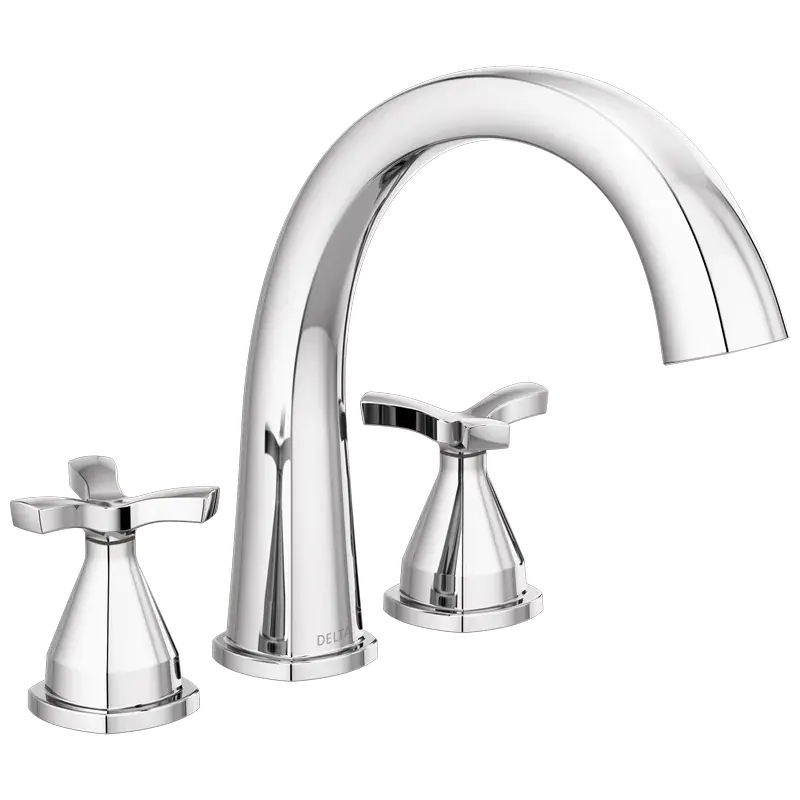 Three Hole Roman Tub Trim in Lumicoat® Chrome Wholesale