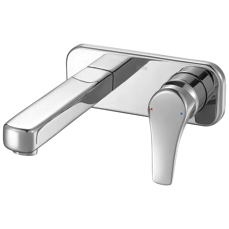Single Handle Wall Mount Bathroom Faucet Trim in Chrome Top Rated