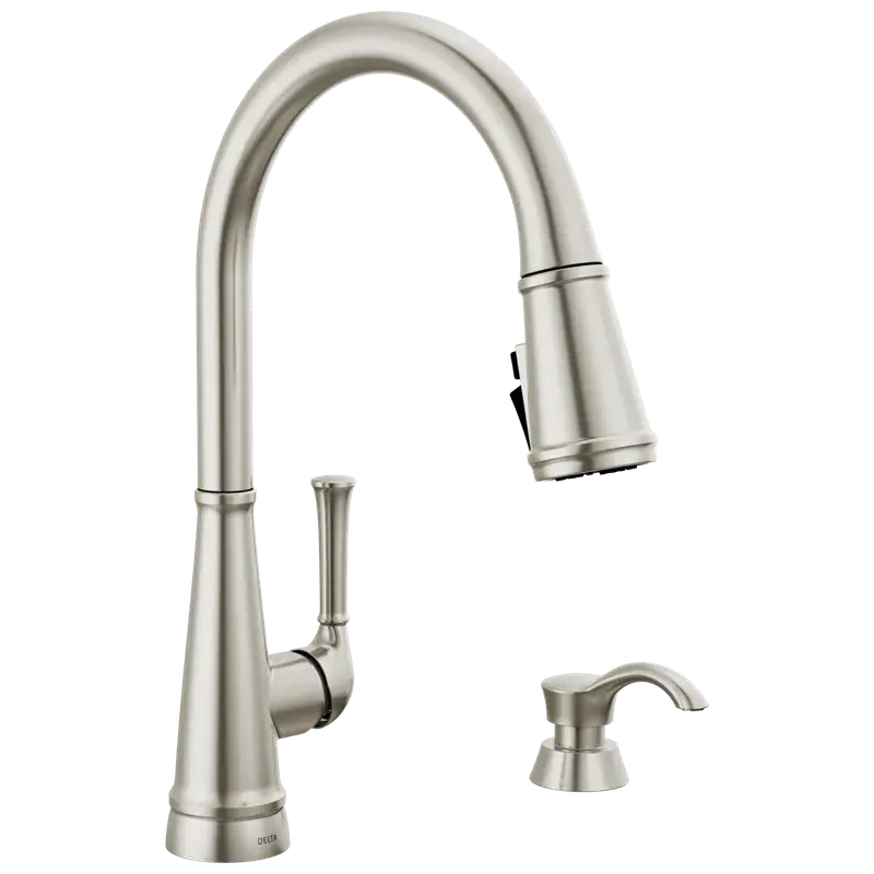 Pull-Down Kitchen Faucet 1L w/Soap (Recertified) in Spotshield Stainless Flash Sale