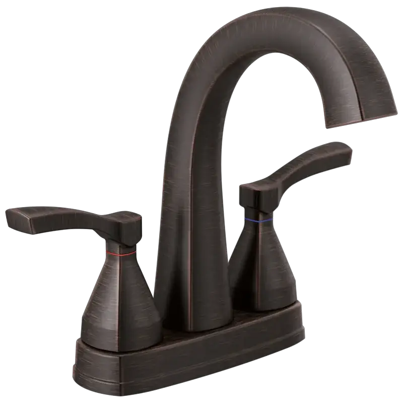 Genuine Two Handle Centerset Bathroom Faucet (Recertified) in Venetian Bronze