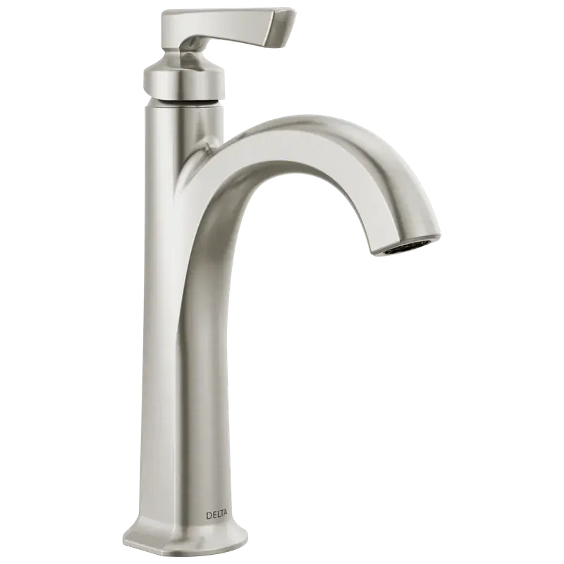 Single Handle Bathroom Faucet in Spotshield Brushed Nickel Hot Deal