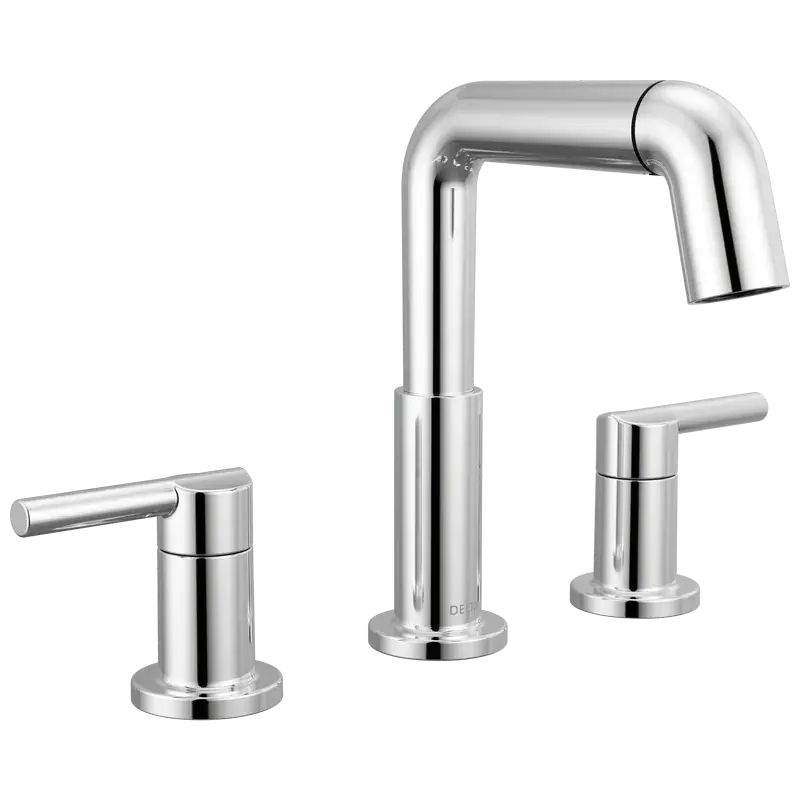 Brand New Two Handle Widespread Pull-Down Bathroom Faucet in Chrome