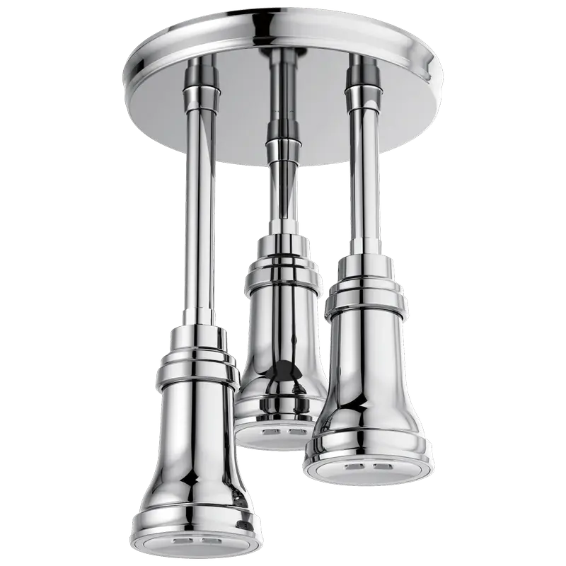 H2Okinetic® Pendant Raincan Shower Head with LED Light in Chrome Top Rated