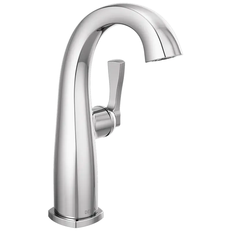 Single Handle Mid-Height Bathroom Faucet in Lumicoat® Chrome In Demand