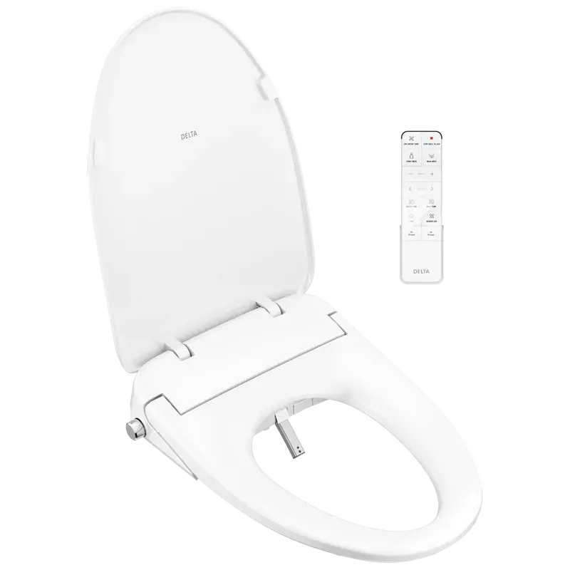 Original Ultimate Elongated Electric Bidet Toilet Seat in White