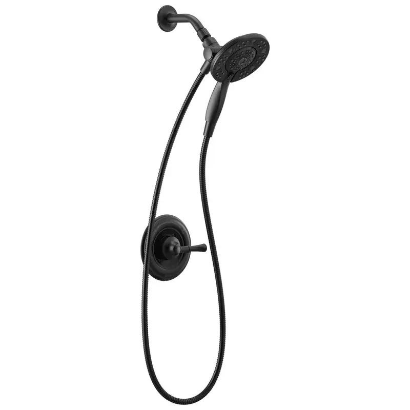 Crafted Monitor® 14 Series Shower with WaterSense In2ition® Two-in-One Shower in Matte Black