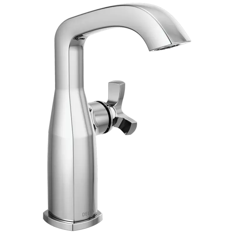 Single Handle Mid-Height Bathroom Faucet in Lumicoat® Chrome Hot Deal