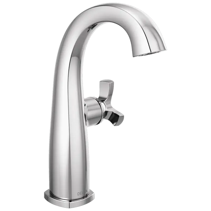 Latest Single Handle Mid-Height Bathroom Faucet in Lumicoat® Chrome