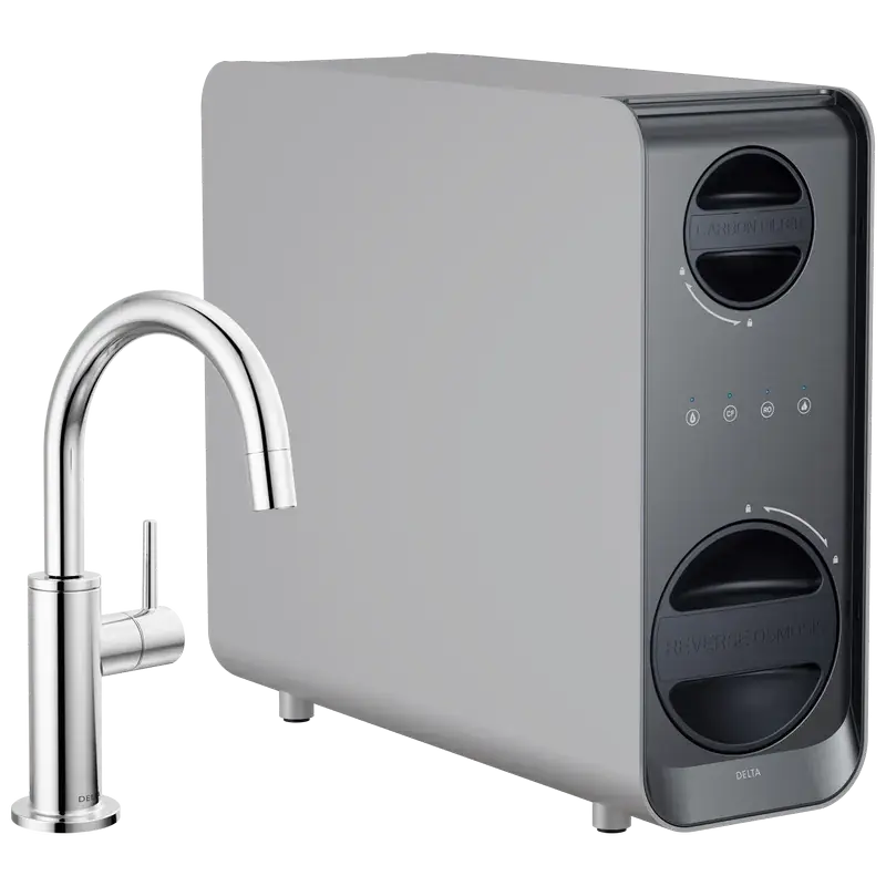 Tankless Under Sink 6-Stage Reverse Osmosis System with Beverage Faucet Bundle in Chrome Last Chance