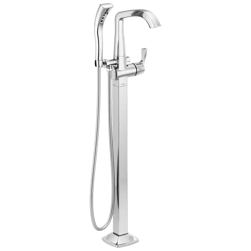Reduced Price Floor Mount Tub Filler Trim in Lumicoat® Chrome