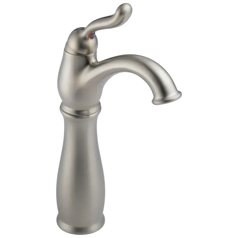 Single Handle Centerset Bathroom Faucet with Riser in Stainless Exclusive Offer